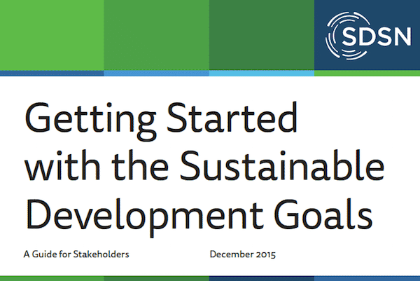 Getting Started With The SDGs