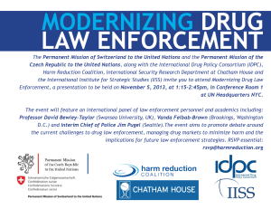 Modernizing Drug Law Enforcement